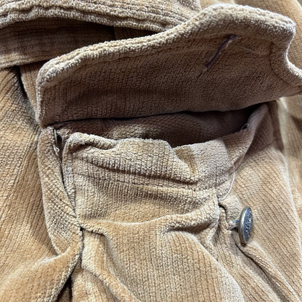 Vintage Northwest Corduroy Sherpa Lined Belted Jacket Womens Large - Picture 6 of 16